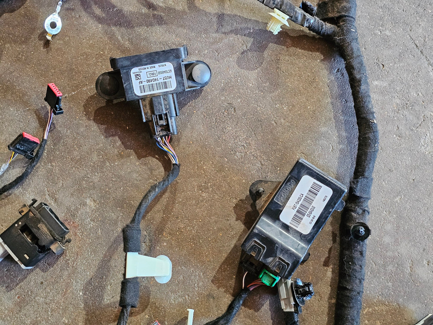 2018 FORD F150 LARIAT OEM DASHBOARD WIRING HARNESS JL3T-14401-DEJ #4201