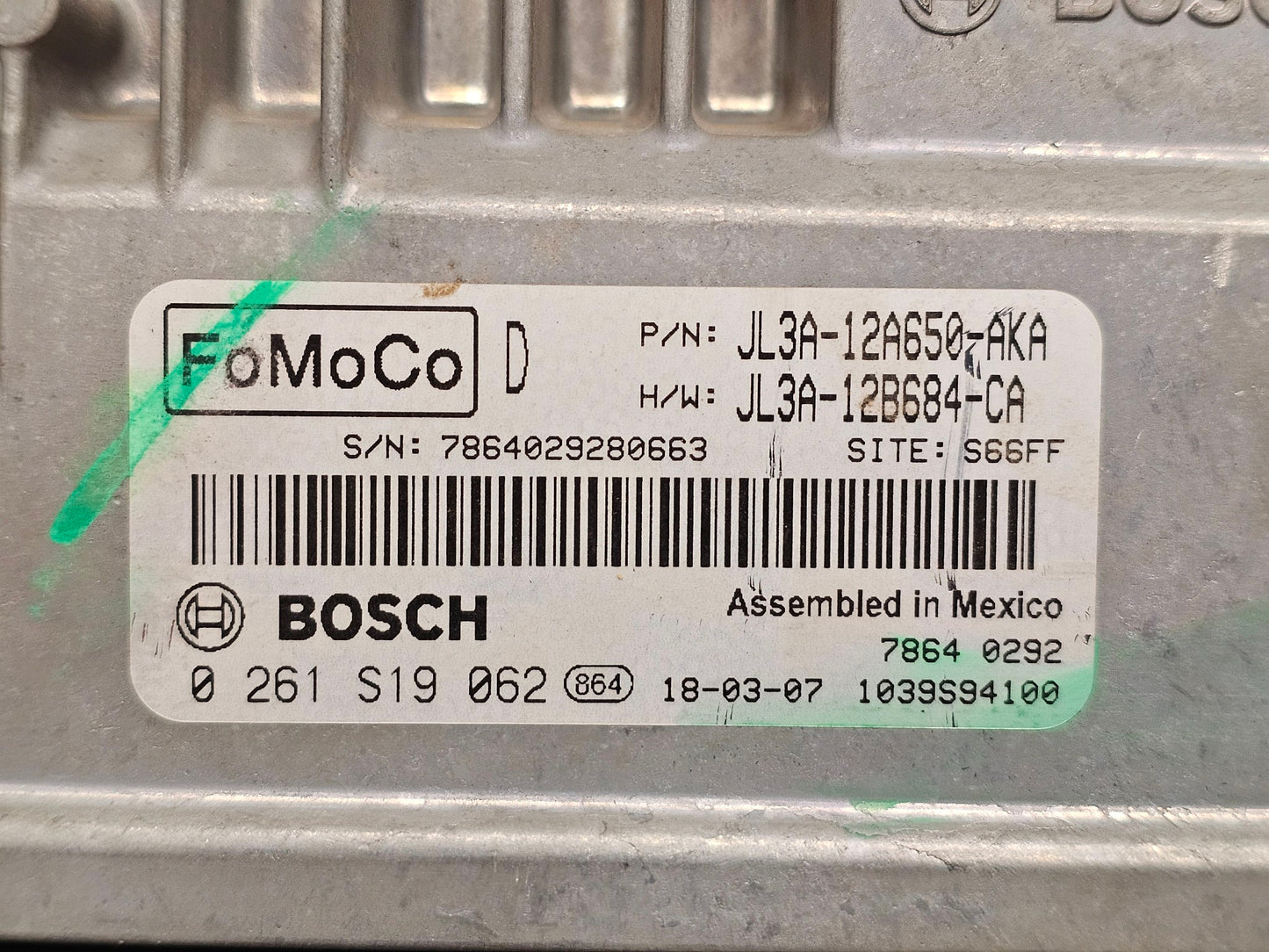 2018-2020 FORD F150 ENGINE COMPUTER ECM ECU COMPUTER JL3A-12A650-AKA #4202