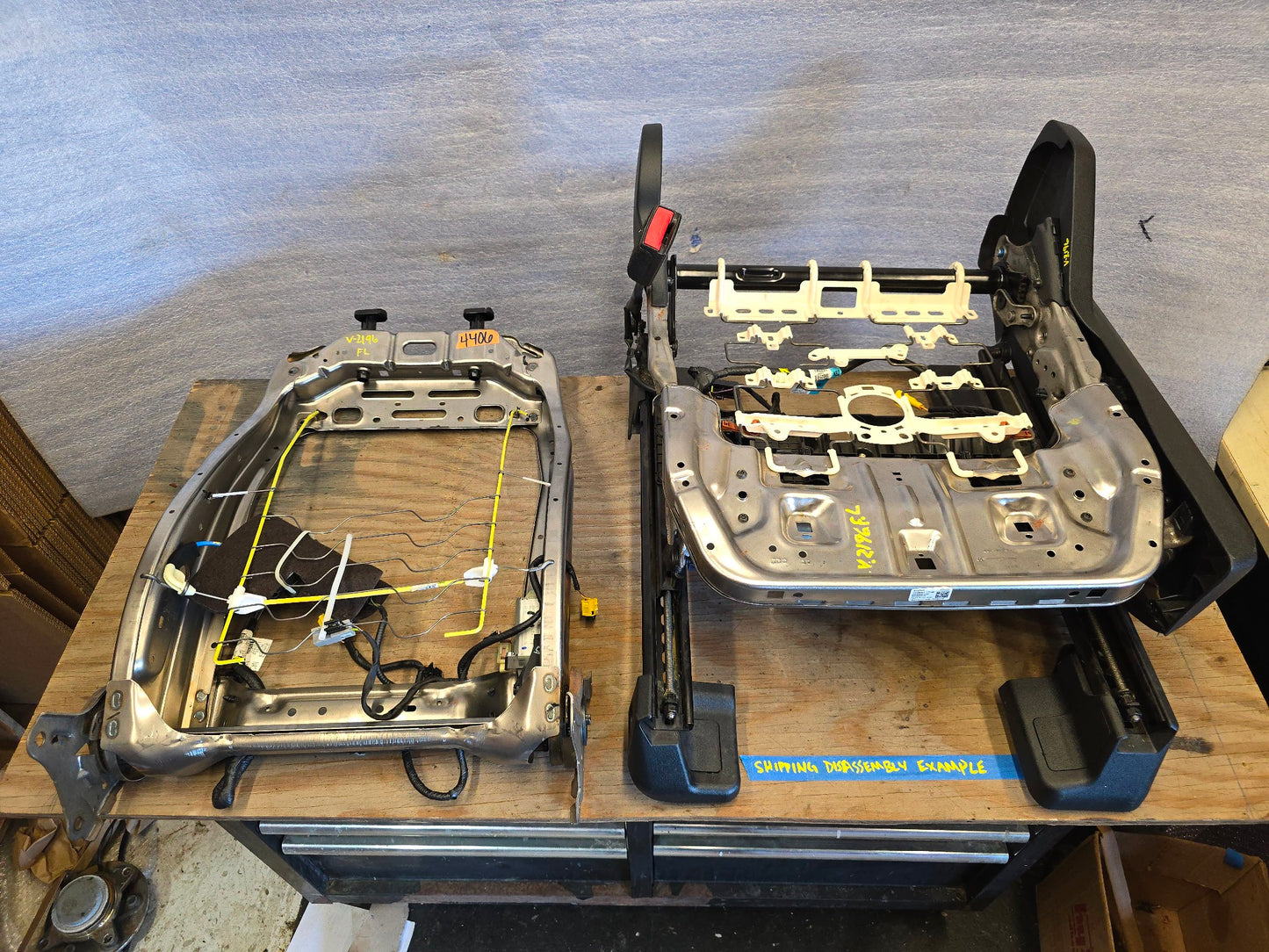 2021-2025 FORD F150 FRONT RIGHT PASSENGER POWER SEAT TRACK FRAME 2022 2024 #4413