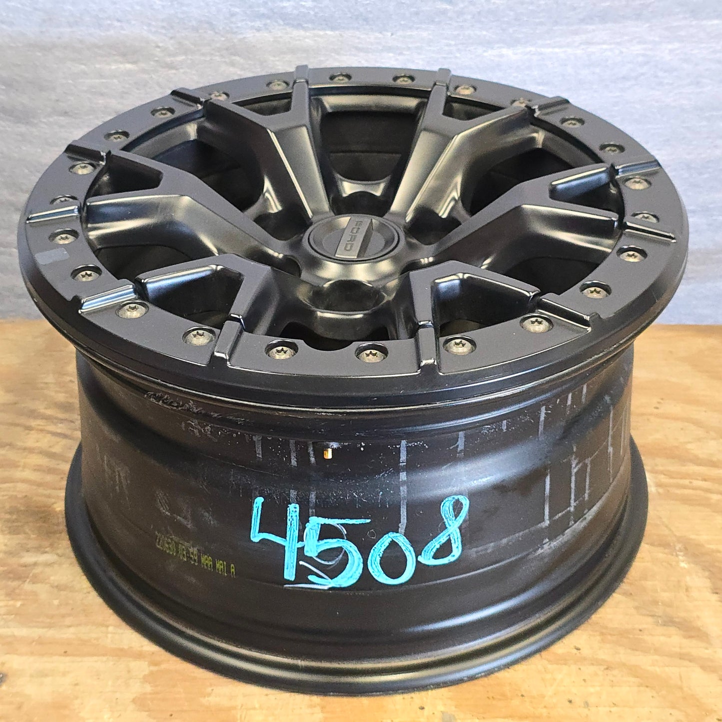 21 22 23 17" FORD F150 RAPTOR BLACK BEADLOCK WHEEL RIM ML3V-1007-BA #4508