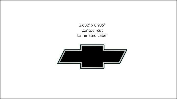 4 CHEVY TAHOE SILVERADO CENTER CAP LOGOS BLUE BOWTIE DECALS VINYL 20 22 WHEELS