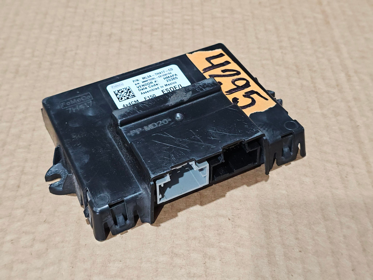 2021 F150 TRANSFER CASE CONTROL MODULE UNIT ML3T-7H417-CD 4X4 OEM #4295