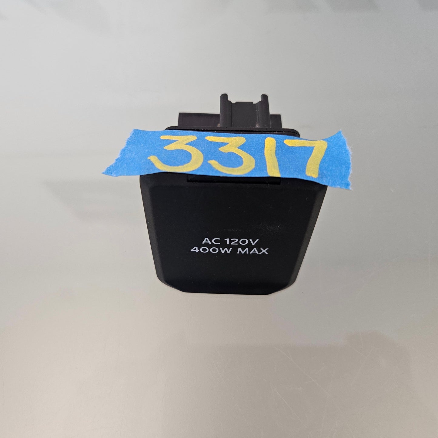 21-25 FORD F150 AC 120V 400W MAX OUTLET HUB PLUG PORT MU5T-19G310-AB #3317