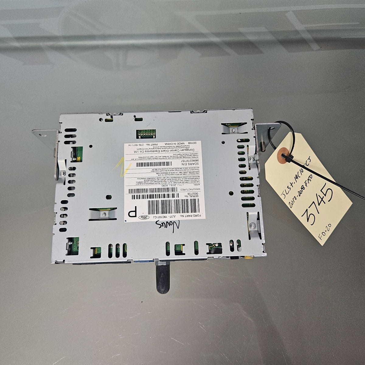 2017-2018 FORD F150 RADIO AUDIO RECEIVER CONTROL MODULE OEM JL3T-19C107-CJ #37456