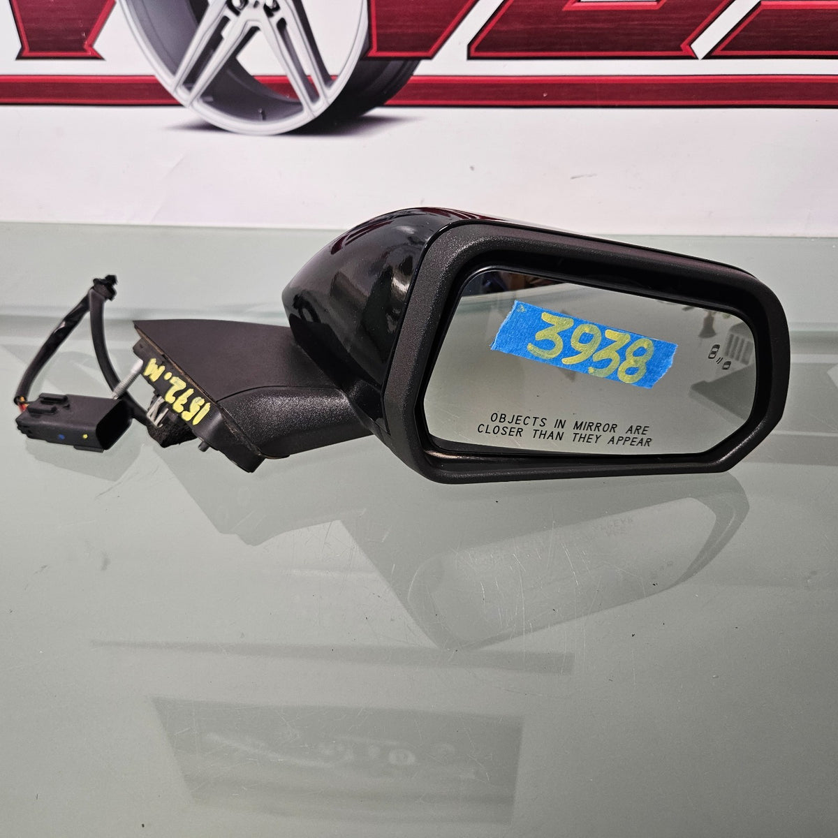 15-23 FORD MUSTANG FRONT RH PASSENGER DOOR MIRROR BLACK 16 17 18 19 20 22 #39387