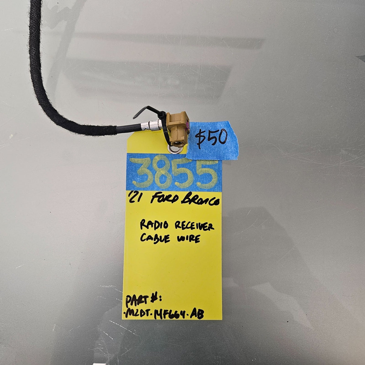 2021 - 2025 FORD BRONCO RADIO RECEIVER CABLE WIRE WIRING HARNESS OEM #38553