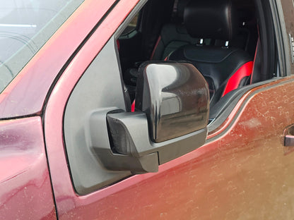 2015-2020 FORD F150 LEFT DRIVER MIRROR POWER FOLD CAMERA SIGNAL NO BLIS #3123