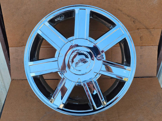 2007-2014 18" CADILLAC ESCALADE CHROME WHEEL OEM RIM 7 SPOKE 9596318 #4134