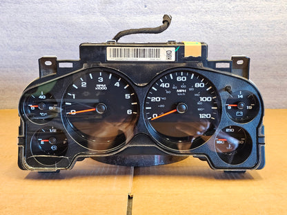 2007-2012 CHEVY SILVERADO CLUSTER GAUGE SPEEDOMETER 25861647 28103107 #4157