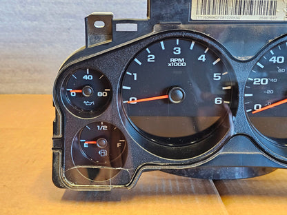 2007-2012 CHEVY SILVERADO CLUSTER GAUGE SPEEDOMETER 25861647 28103107 #4157