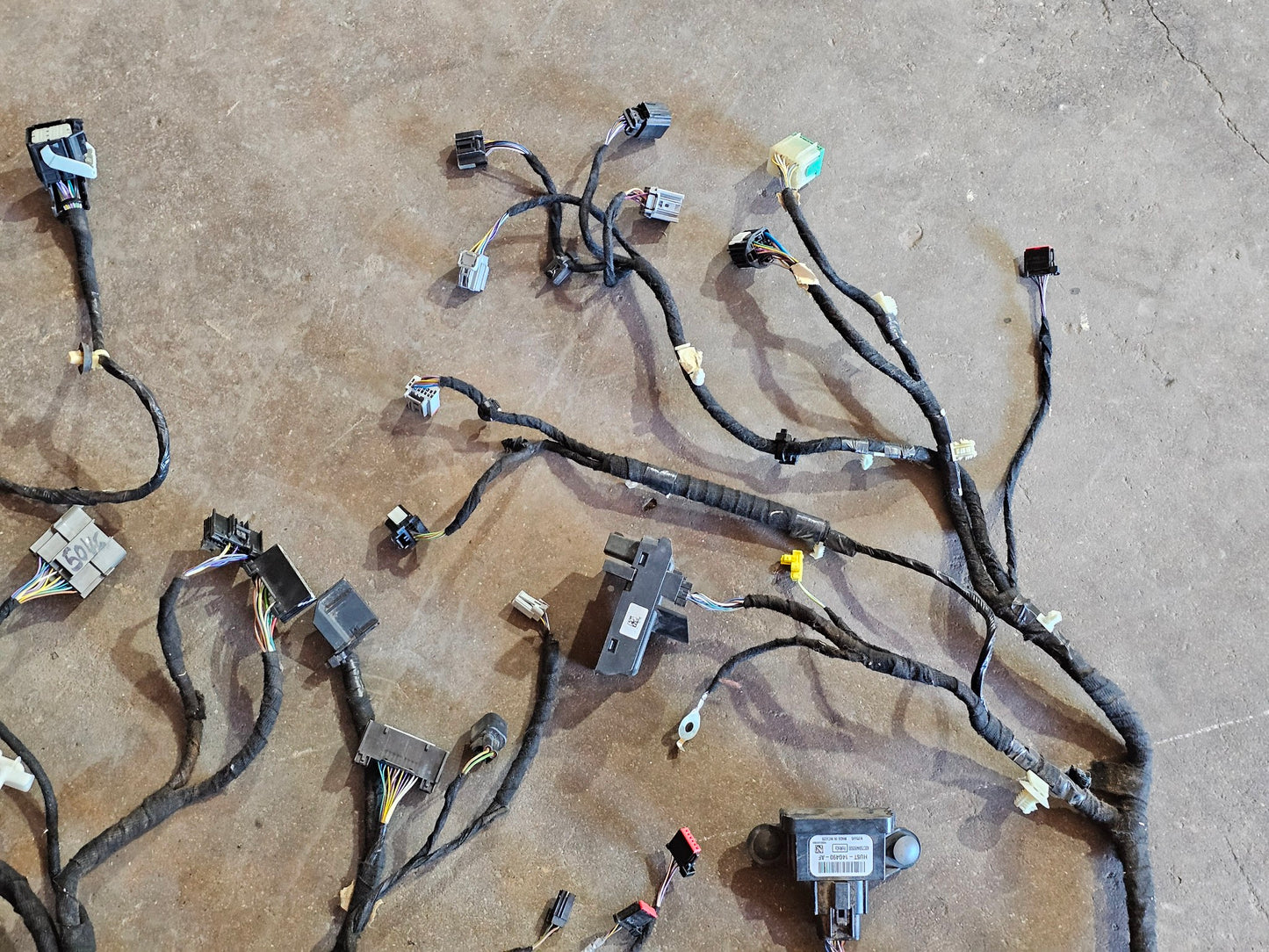 2018 FORD F150 LARIAT OEM DASHBOARD WIRING HARNESS JL3T-14401-DEJ  #4201