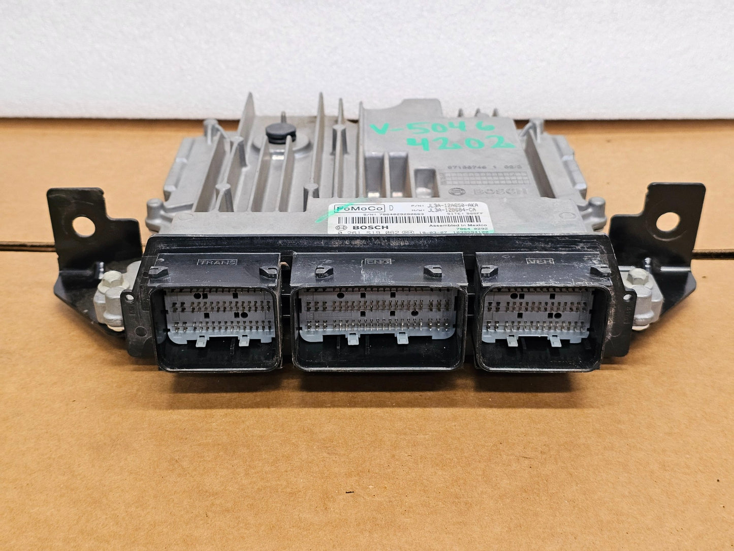 2018-2020 FORD F150 ENGINE COMPUTER  ECM  ECU COMPUTER JL3A-12A650-AKA #4202