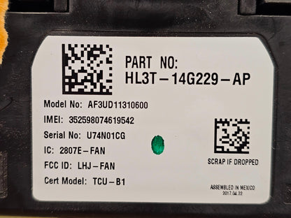 2017 FORD F150 TELEMATIC COMMUNICATION CONTROL MODULE HL3T-14G229-AP  - 4206