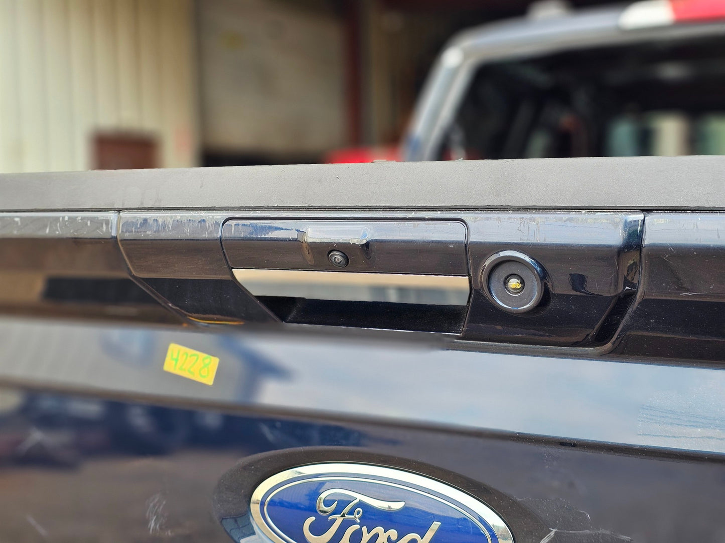 2021-2025 FORD F150 BLUE TAILGATE PUSH BUTTON CAMERA XLT LARIAT 22 23 24 #4228