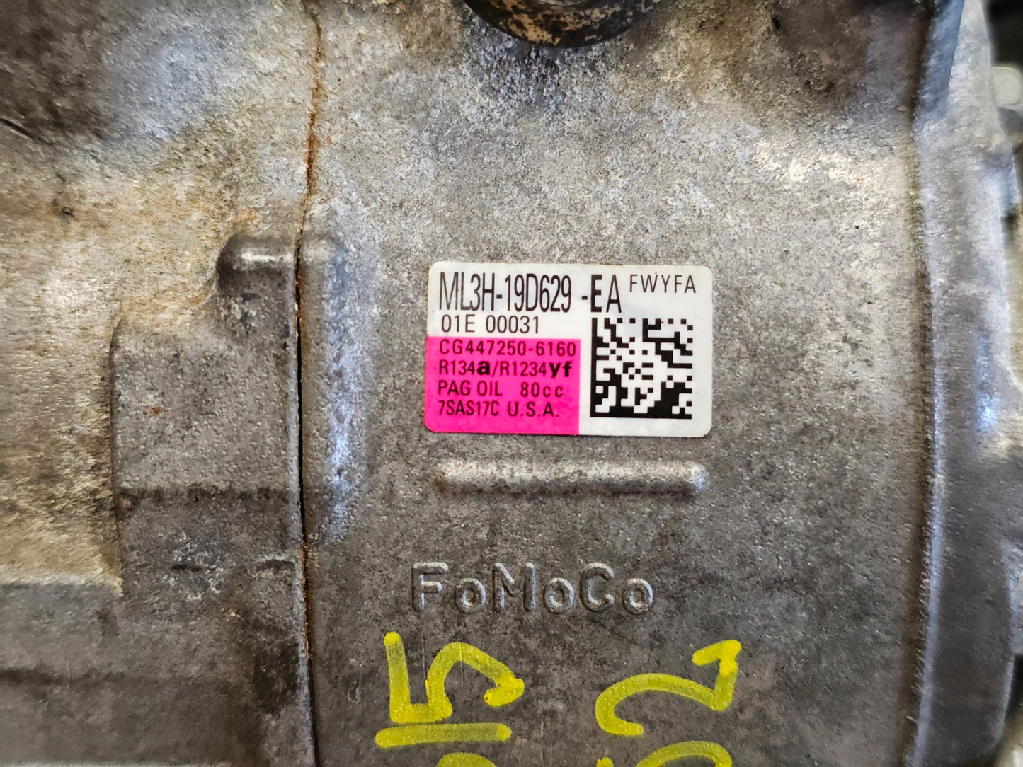 2021-2024 FORD F150 2.7 ECOBOOST AC COMPRESSOR #4252