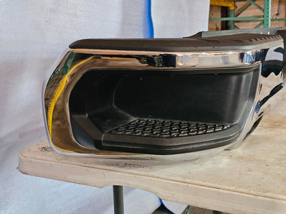19-25 GMC SIERRA CHEVY SILVERADO 1500 CHROME REAR BUMPER DUAL EXHAUST 24 #3499