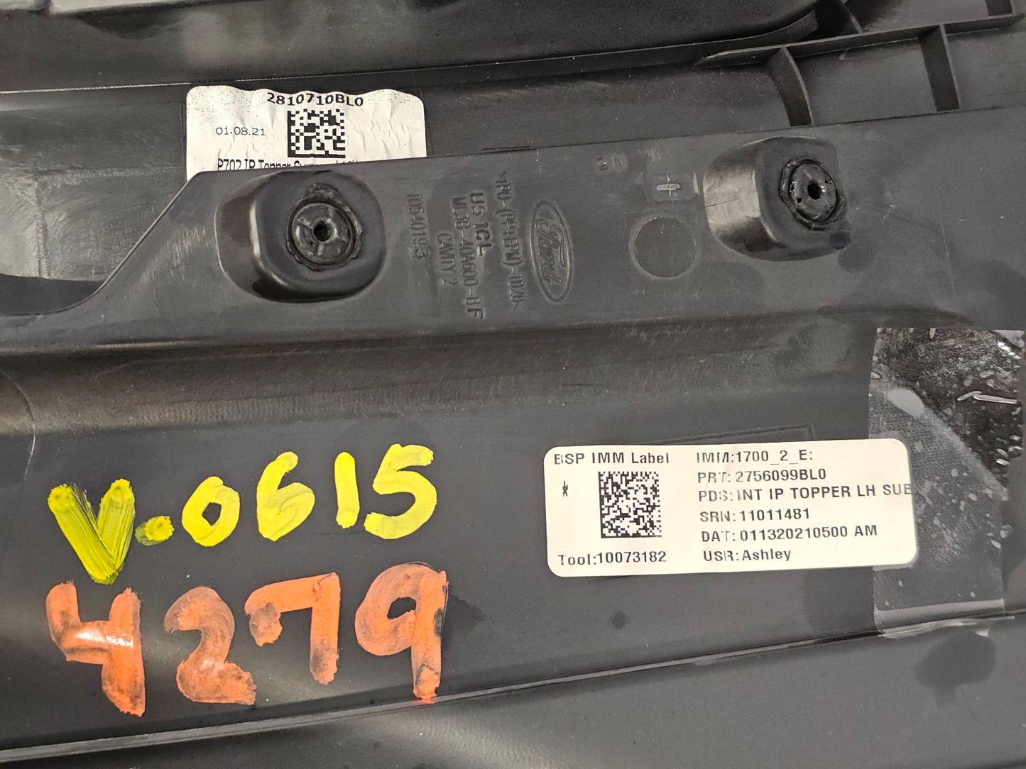 2021-2025 FORD F150 LEFT LH DRIVER DASH PANEL DASHBOARD  ML3B-40A600 #4279