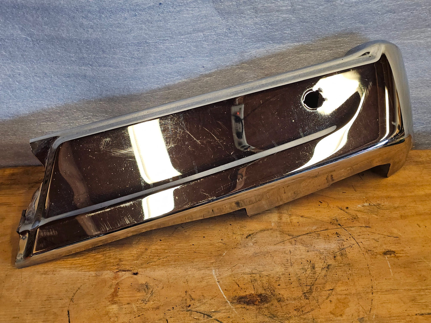 21-25 FORD F150 REAR PASSENGER RIGHT BUMPER END CHROME 22 23 24 #4282