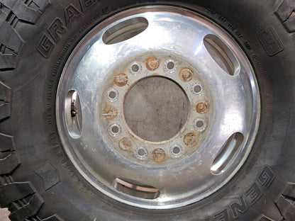 1-17" FORD F350 SUPERDUTY DUALLY POLISHED WHEEL REAR 9C34-1007 OEM XLT FX4 4X4
