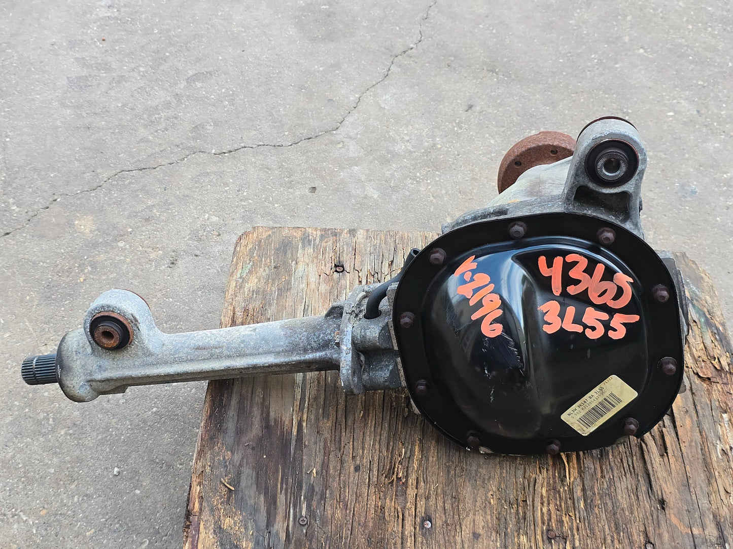 2021-2025 FORD F150 FRONT AXLE SHAFT DIFFERENTIAL 3.55 GEARS 3L55 #4365
