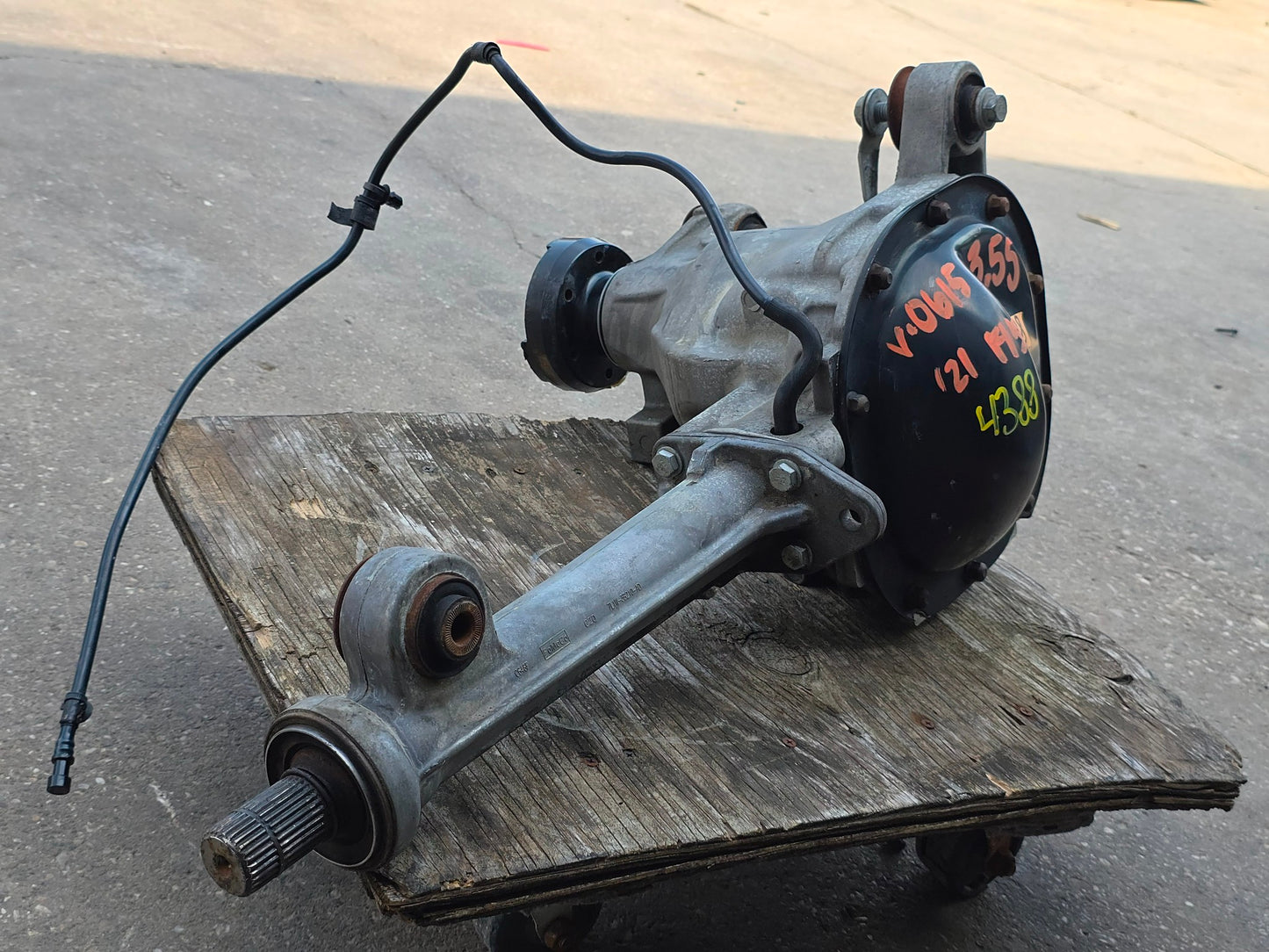 2021-2025 FORD F150 FRONT AXLE SHAFT DIFFERENTIAL 3.55 GEARS 3L55 #4388