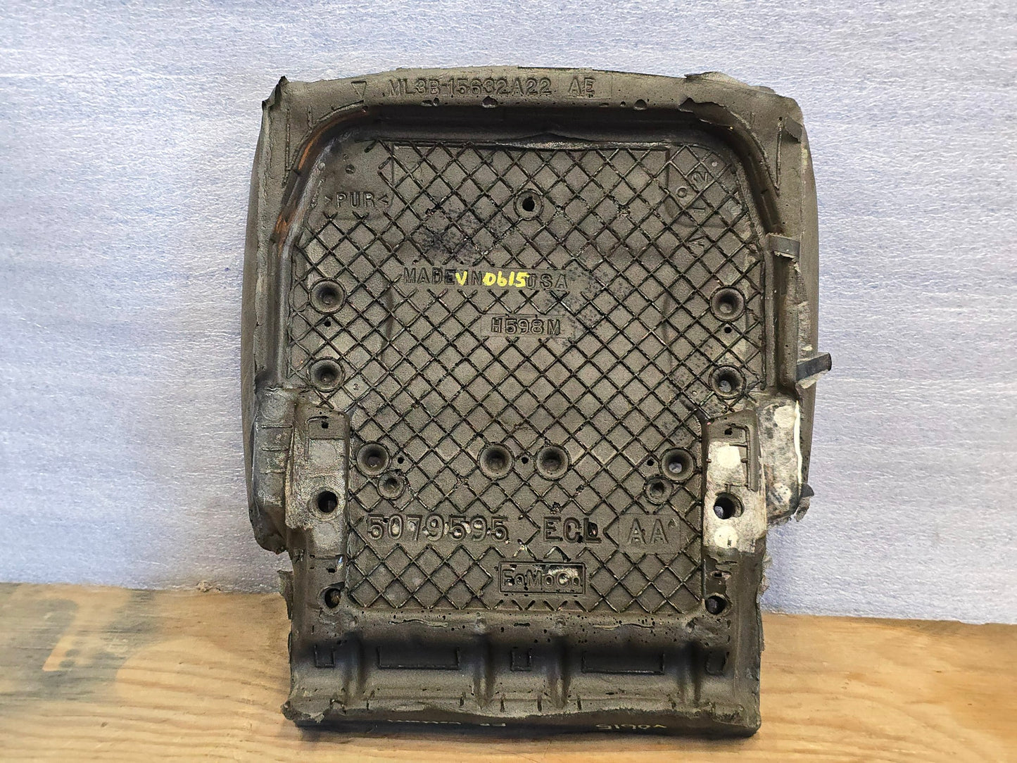 2021-2025 FORD F150 RIGHT PASSENGER BOTTOM LOWER CUSHION HEATED PAD #4428