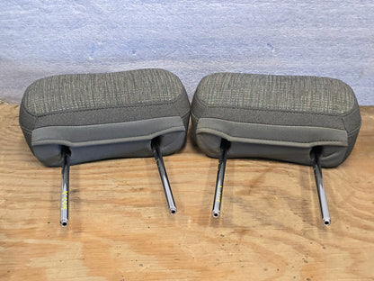 2021-2025 FORD F150 2023-2025 F250 F350 FRONT HEADRESTS GRAY CLOTH #4418