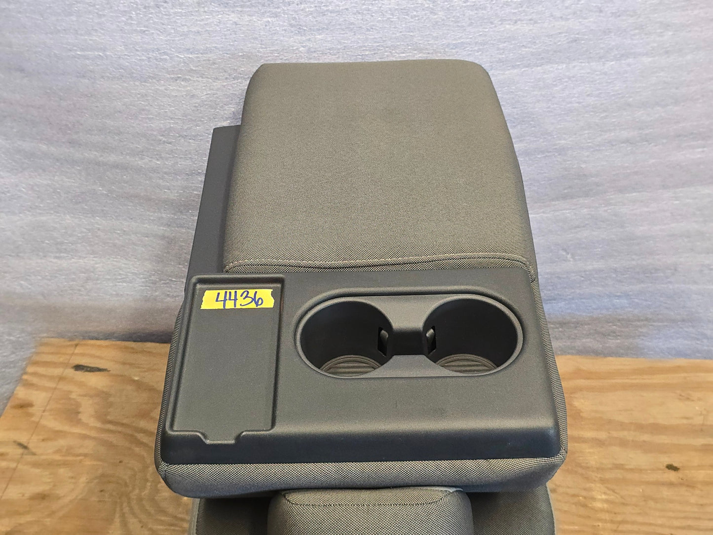 2015-2025 FORD F150 F250 F350 CENTER CONSOLE BENCH JUMP SEAT GREY CLOTH #4436
