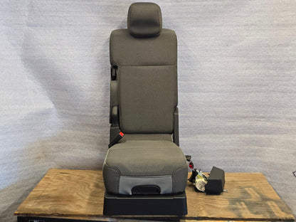 2015-2025 FORD F150 F250 F350 CENTER CONSOLE BENCH JUMP SEAT GREY CLOTH #4436