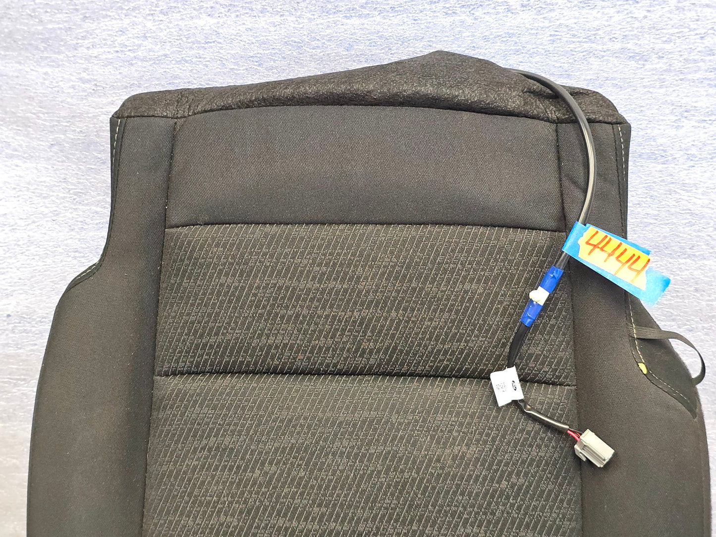 21-25 FORD F150 RH PASSENGER LOWER SEAT CUSHION BOTTOM BLACK CLOTH  #4444