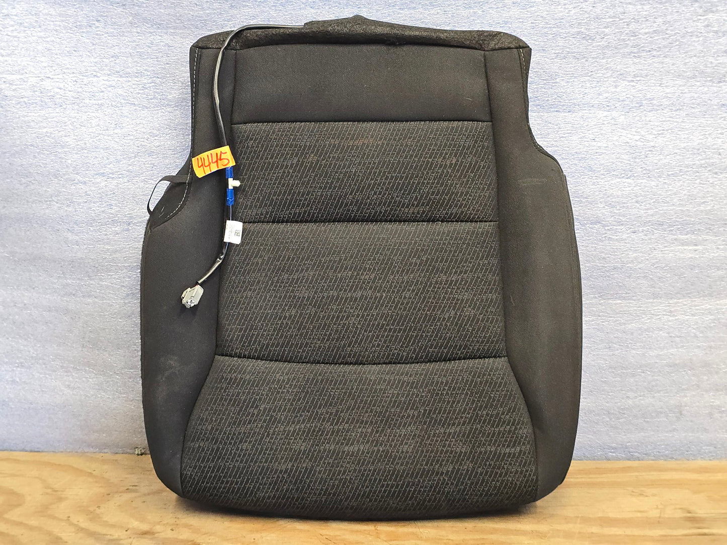 21-25 FORD F150 FRONT LEFT DRIVER LOWER SEAT CUSHION BLACK CLOTH #4445