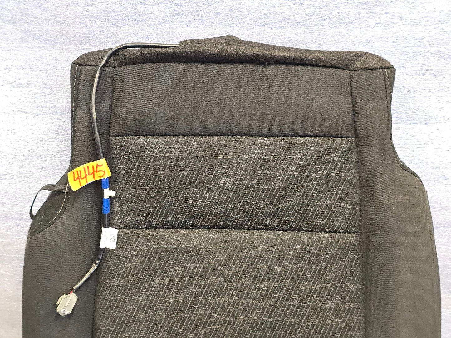 21-25 FORD F150 FRONT LEFT DRIVER LOWER SEAT CUSHION BLACK CLOTH #4445