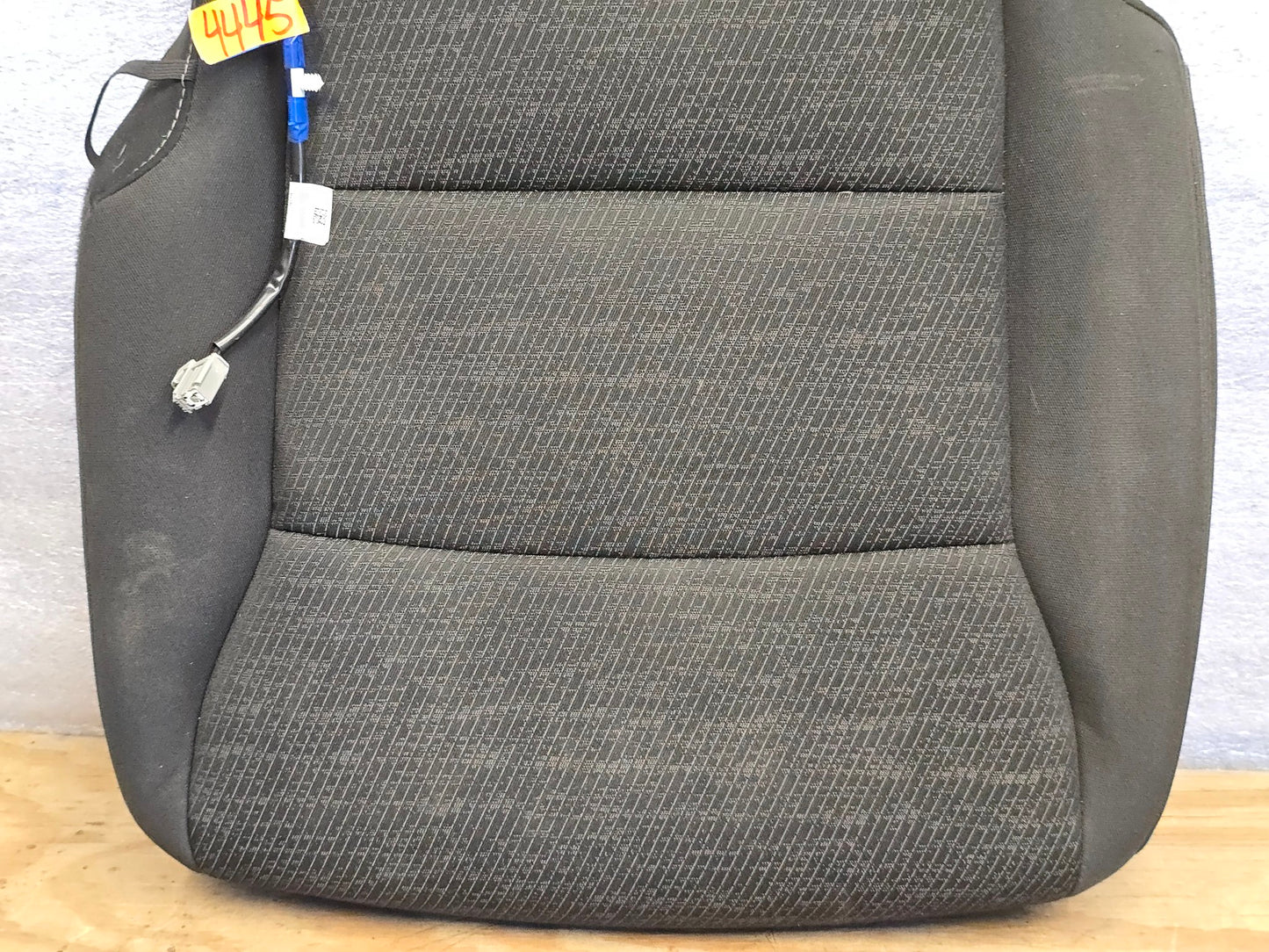21-25 FORD F150 FRONT LEFT DRIVER LOWER SEAT CUSHION BLACK CLOTH #4445