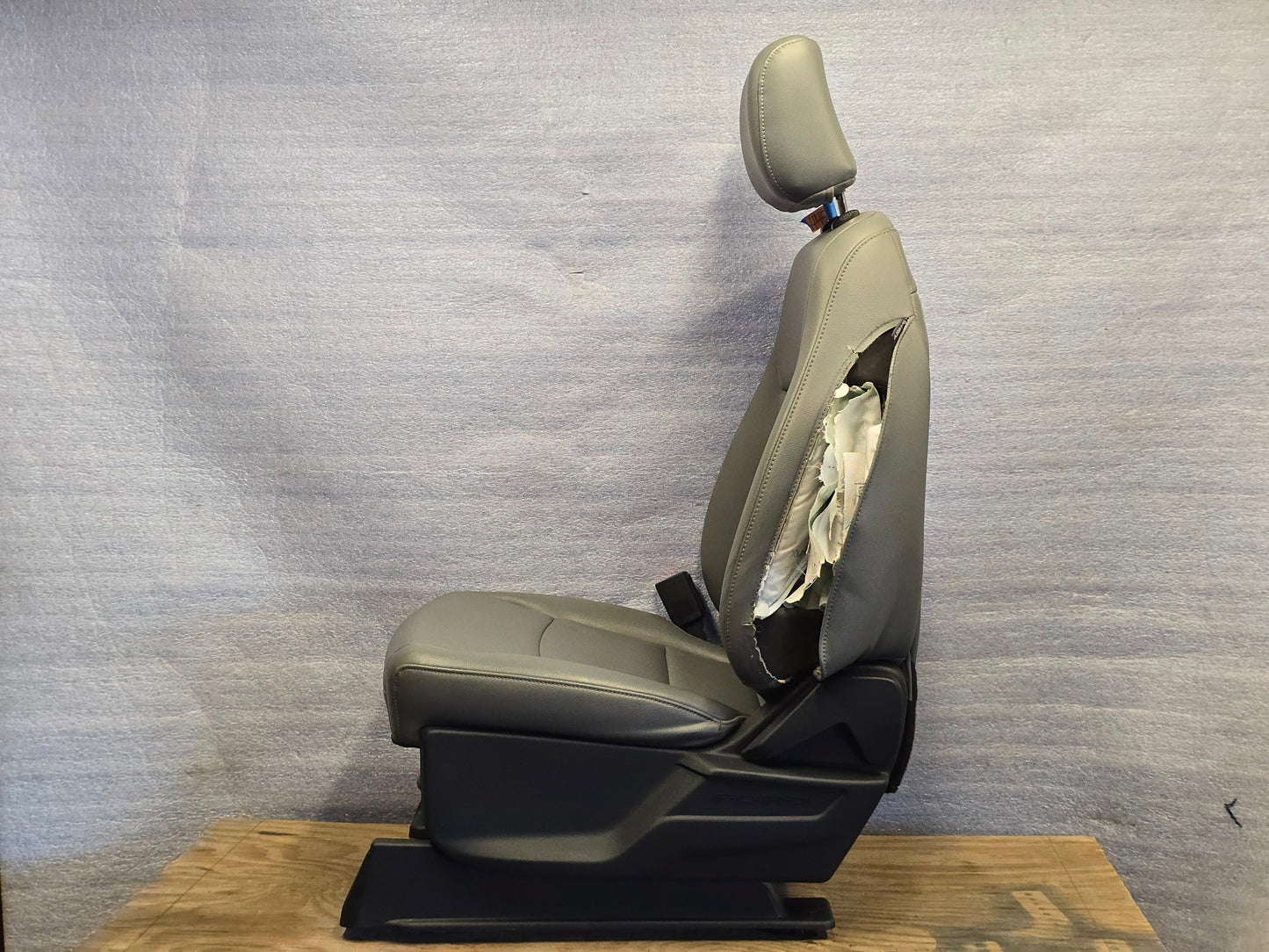 2021-2025 FORD F150 FRONT LEFT DRIVER SEAT MANUAL GREY VINYL 2022 2024 #4450