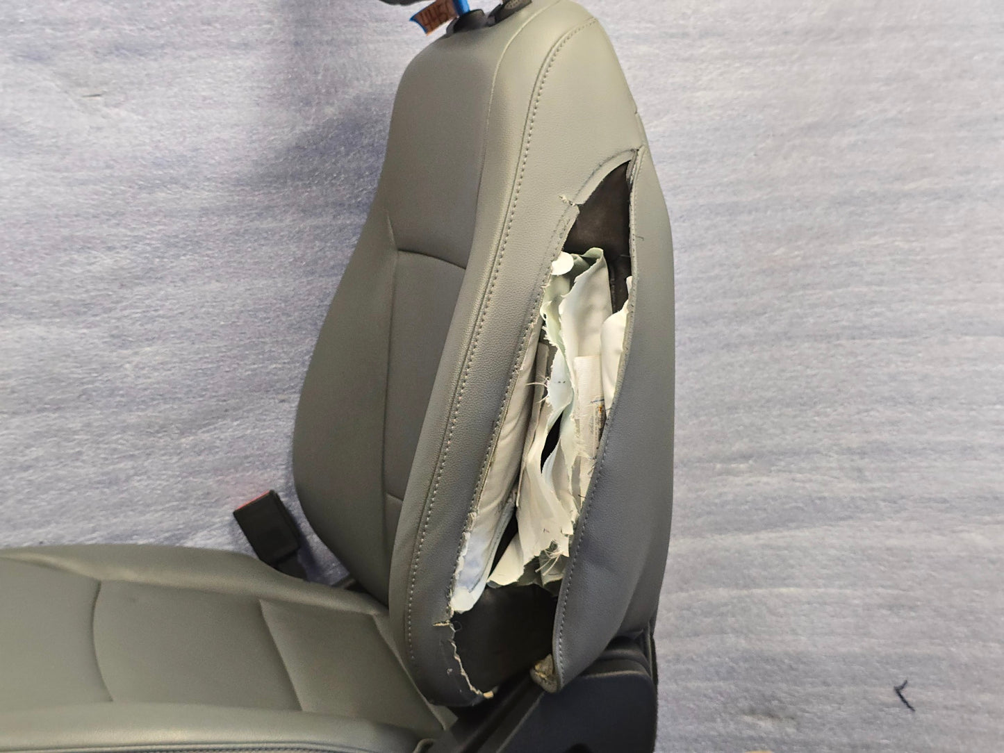 2021-2025 FORD F150 FRONT LEFT DRIVER SEAT MANUAL GREY VINYL 2022 2024 #4450