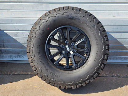 17" FORD F150 RAPTOR BLACK OEM WHEELS BFGOODRICH LT315/70R17 TIRES 21 26 #9038