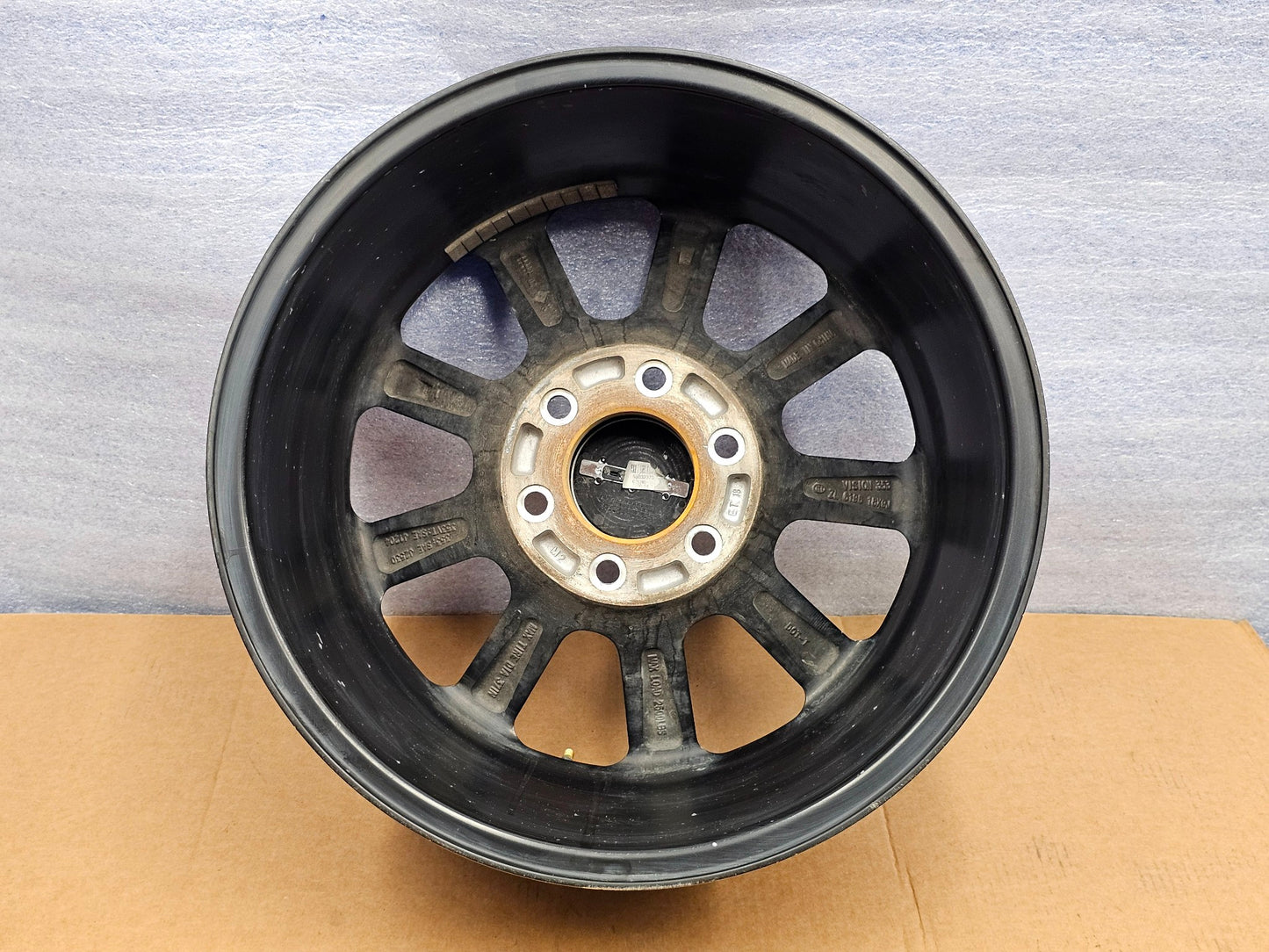 1-18x9" VISION 353 TURBINE MATTE BLACK 6X135 FORD F150 OFFROAD 18mm WHEEL RIM