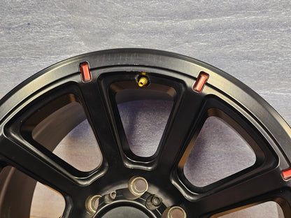 1-18x9" VISION 353 TURBINE MATTE BLACK 6X135 FORD F150 OFFROAD 18mm WHEEL RIM XL