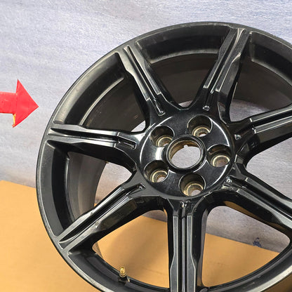 2018-2021 19" FORD MUSTANG GT 19X8.5 BLACK WHEEL JR3J-1007-FA #4456