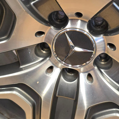 2013-2016 21" MERCEDES BENZ GL63 21x10 AMG WHEEL GRAY MACHINED 14 15 #4461