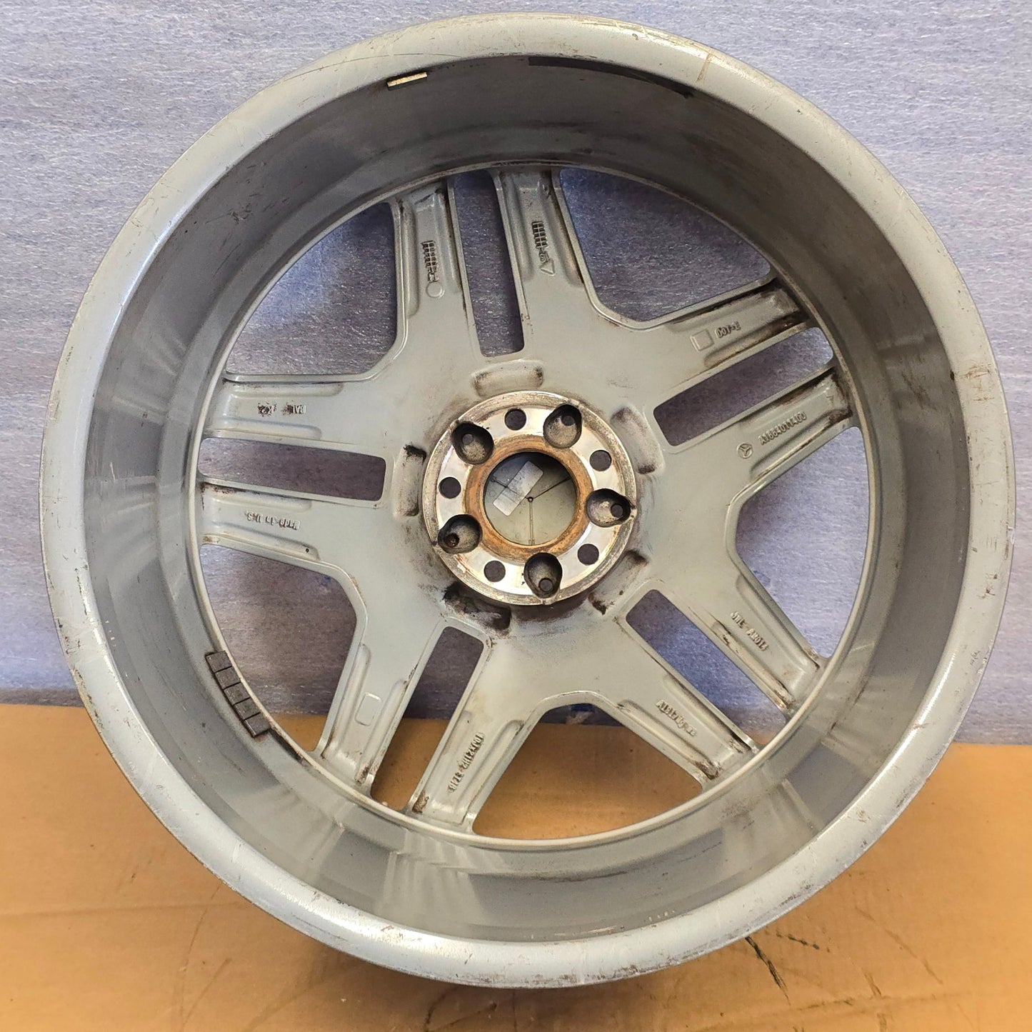 2013-2016 21" MERCEDES BENZ GL63 21x10 AMG WHEEL GRAY MACHINED 14 15 #4461