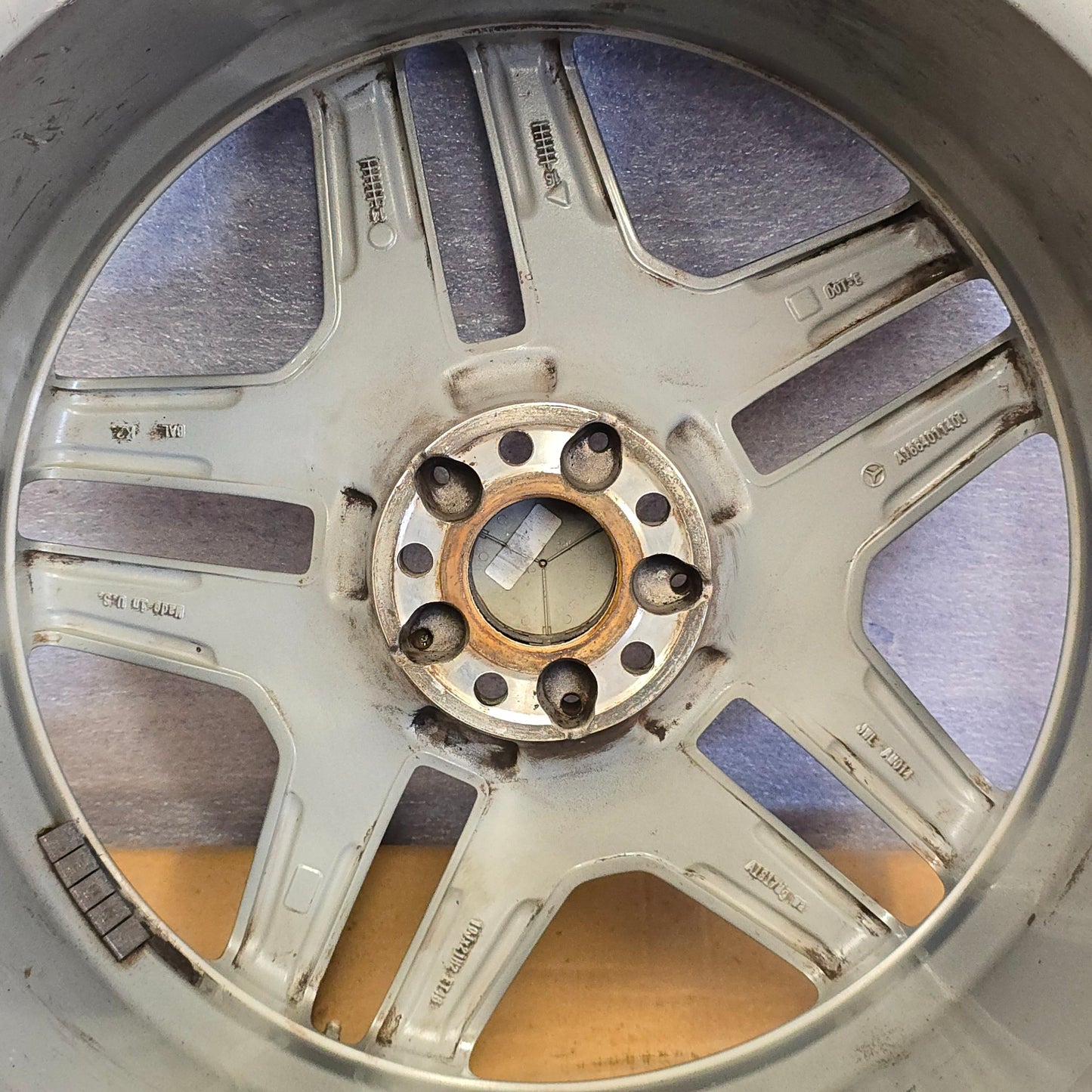 2013-2016 21" MERCEDES BENZ GL63 21x10 AMG WHEEL GRAY MACHINED 14 15 #4461