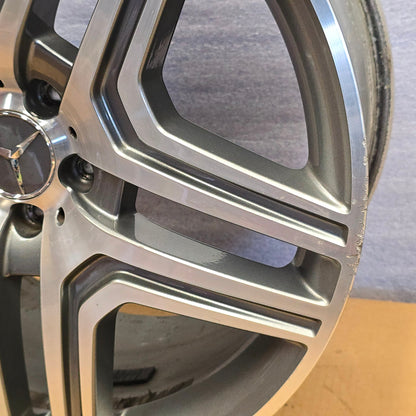 2013-2016 21" MERCEDES BENZ GL63 21x10 AMG WHEEL RIM GRAY MACHINED 14 15  #4462