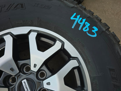17" FORD F150 RAPTOR WHEELS RIMS 35" BFG TIRES LARIAT TREMOR 2021 2024 20 #4483