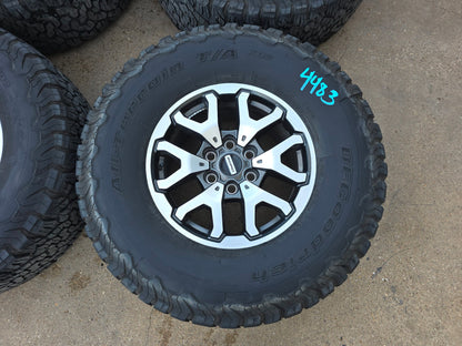 17" FORD F150 RAPTOR WHEELS RIMS 35" BFG TIRES LARIAT TREMOR 2021 2024 20 #4483