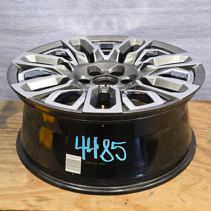2023-2026 22" GMC SIERRA1500 DENALI YUKON GRAY MACHINED WHEEL 84554352  #4485