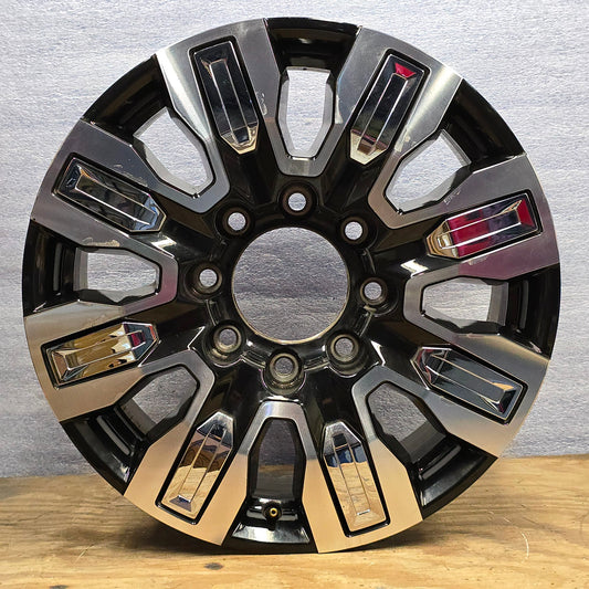 2024 2025 2026 20" GMC SIERRA DENALI 2500 3500 BLACK MACHINED CHROME WHEEL #4492