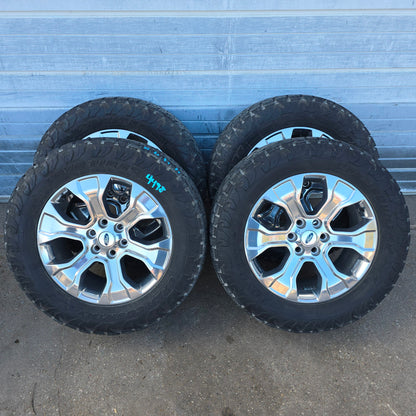 2021-2023 20" FORD F150 POLISHED WHEELS TOYO TIRES ML3Z1007LA #4498