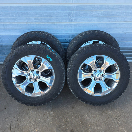 2021-2023 20" FORD F150 POLISHED WHEELS TOYO TIRES ML3Z1007LA #4498