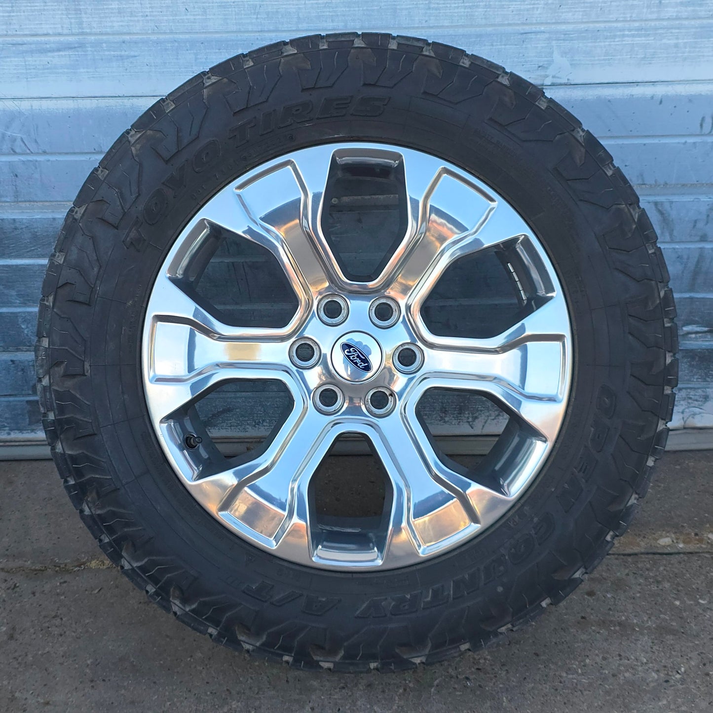 2021-2023 20" FORD F150 POLISHED WHEELS TOYO TIRES ML3Z1007LA #4498